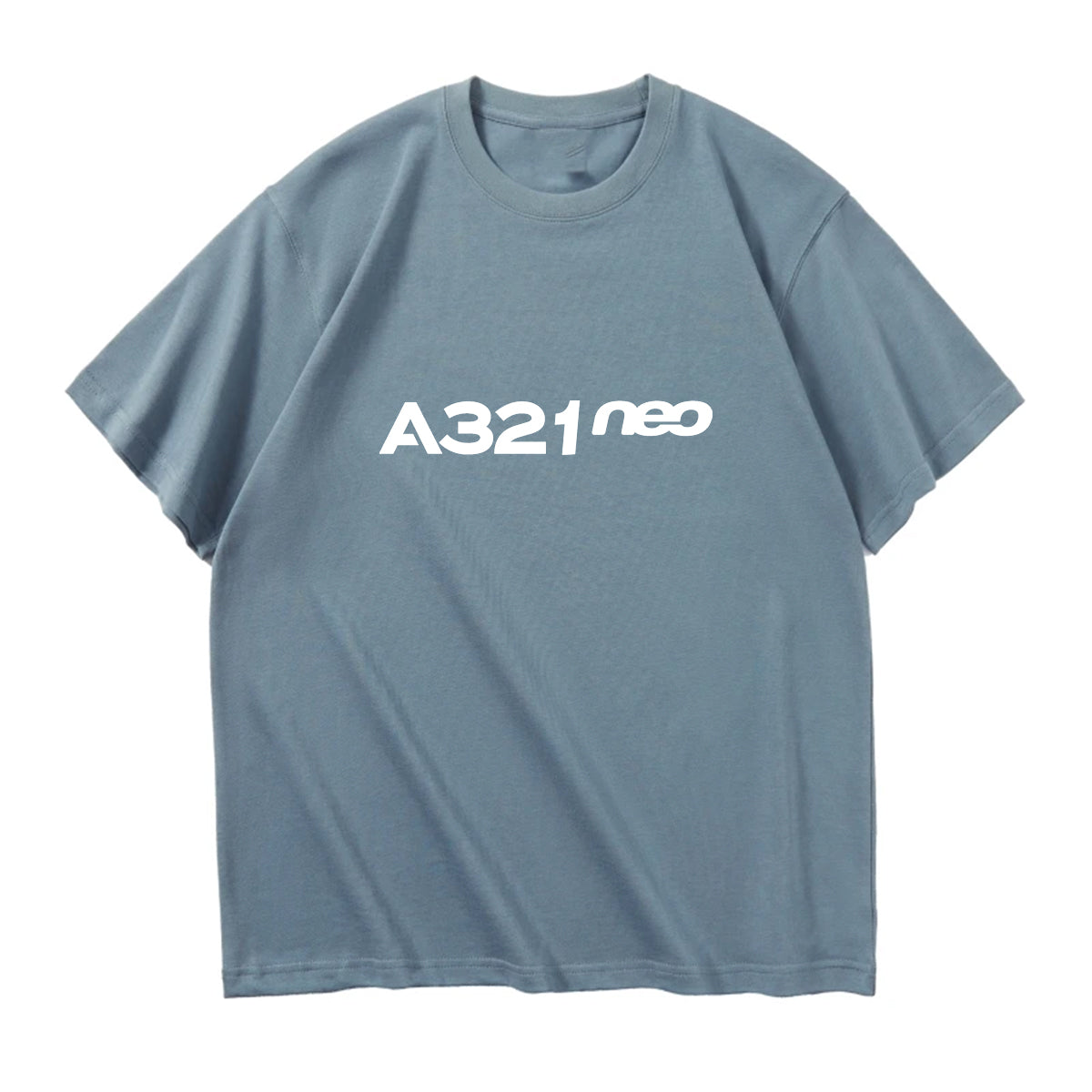 A321neo & Text Designed Relax Fit T-Shirts