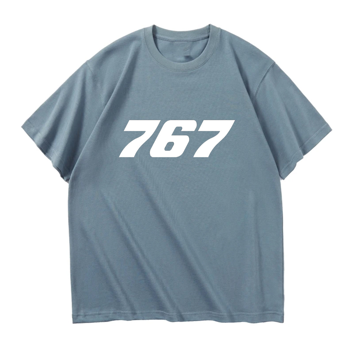 767 Flat Text Designed Relax Fit T-Shirts