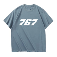 Thumbnail for 767 Flat Text Designed Relax Fit T-Shirts