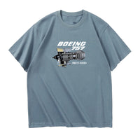 Thumbnail for Boeing 757 & Rolls Royce Engine (RB211) Designed Relax Fit T-Shirts