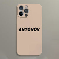 Thumbnail for Antonov & Text Designed Soft Silicone iPhone Cases