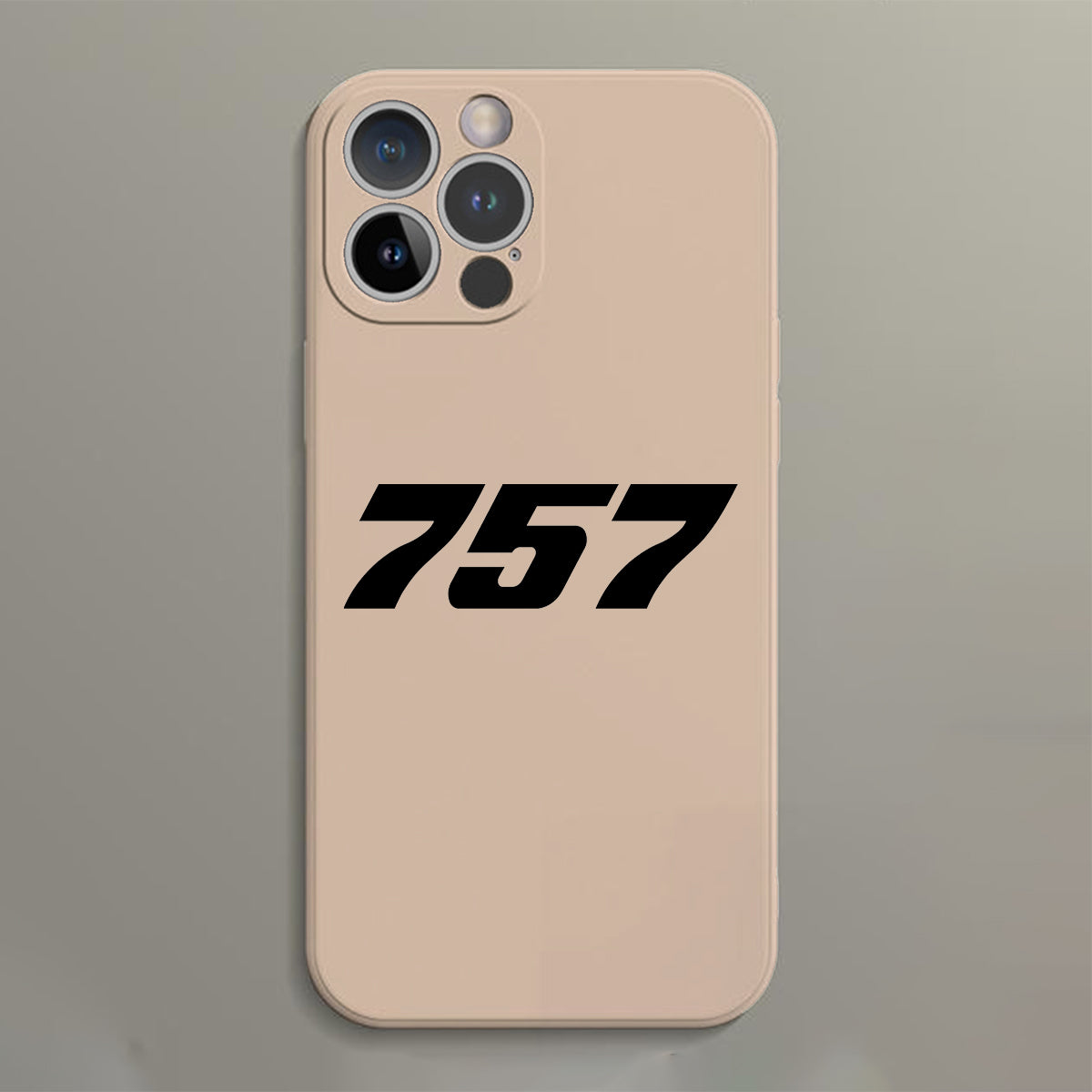 757 Flat Text Designed Soft Silicone iPhone Cases