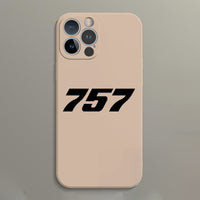 Thumbnail for 757 Flat Text Designed Soft Silicone iPhone Cases