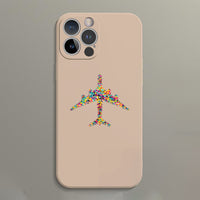 Thumbnail for Colourful Airplane Designed Soft Silicone iPhone Cases