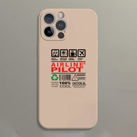 Thumbnail for Airline Pilot Label Designed Soft Silicone iPhone Cases