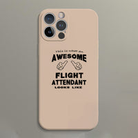 Thumbnail for Flight Attendant Designed Soft Silicone iPhone Cases