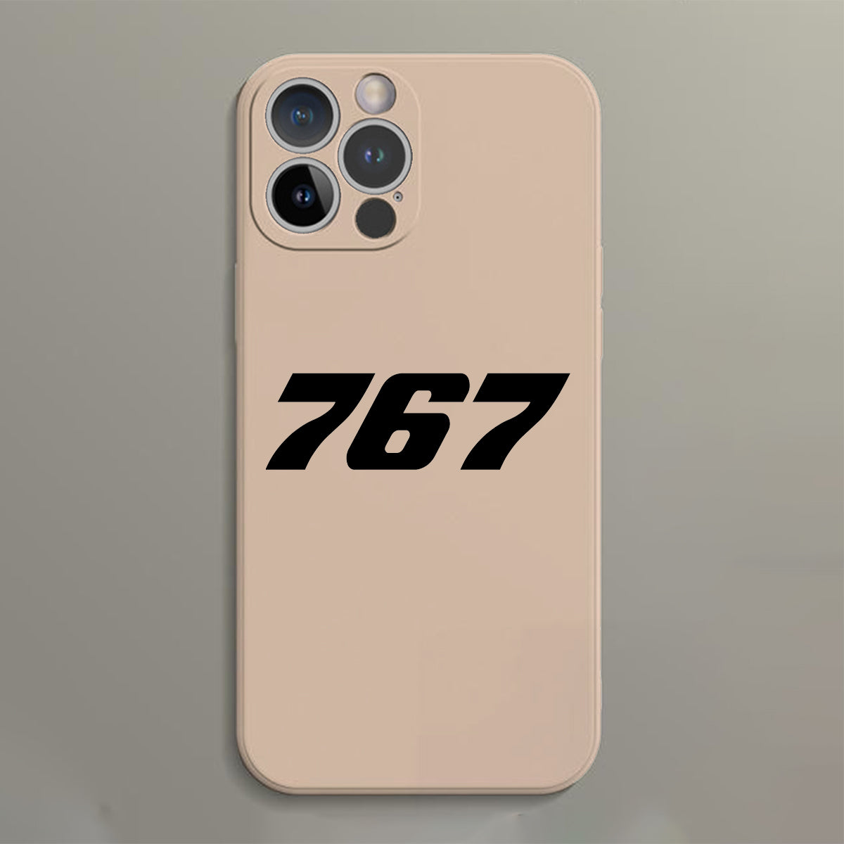 767 Flat Text Designed Soft Silicone iPhone Cases