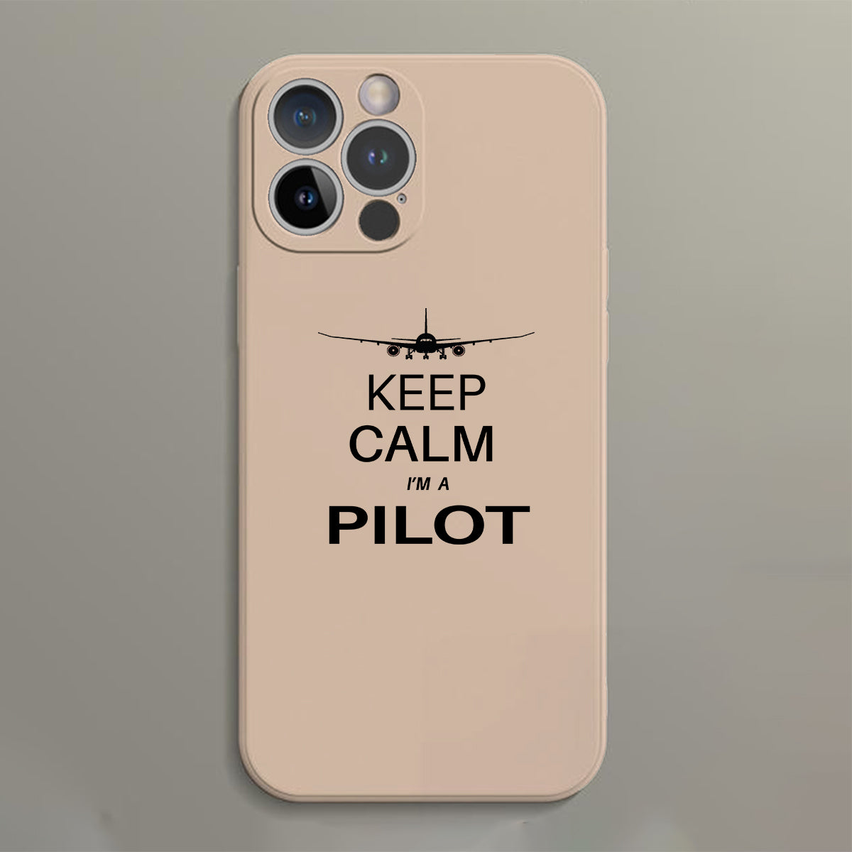 Pilot (777 Silhouette) Designed Soft Silicone iPhone Cases