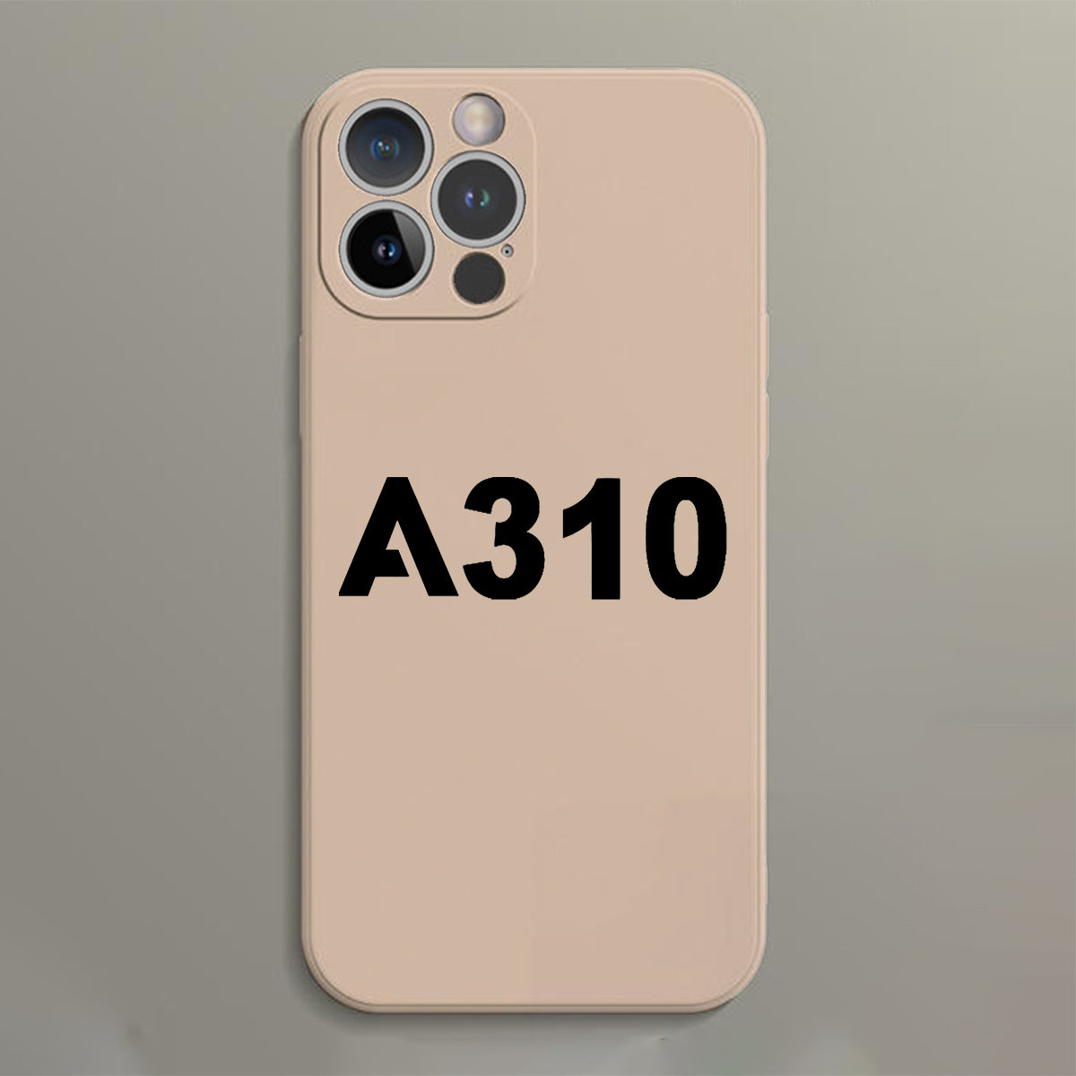A310 Flat Text Designed Soft Silicone iPhone Cases