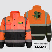 Thumbnail for Fighter Machine Designed Reflective Winter Jackets