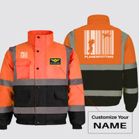 Thumbnail for Planespotting Designed Reflective Winter Jackets