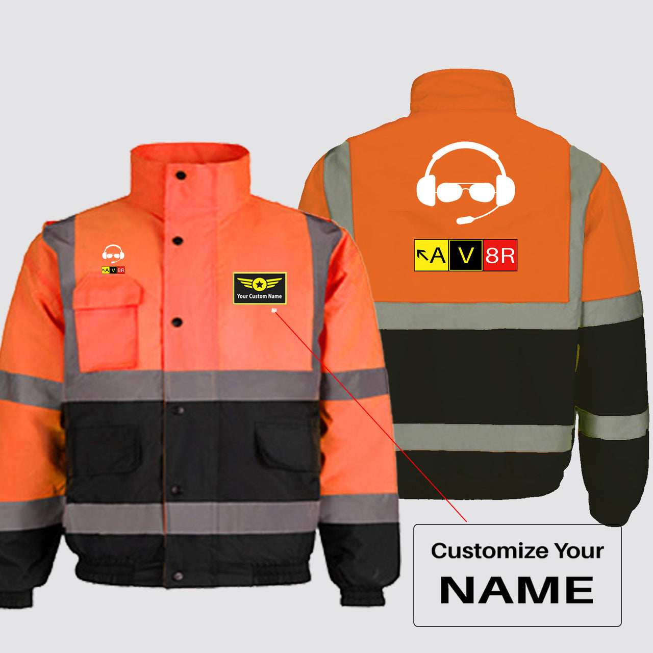 AV8R 2 Designed Reflective Winter Jackets