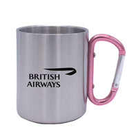 Thumbnail for British Airways Airlines Designed Stainless Steel Outdoors Mugs