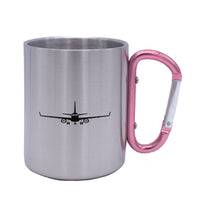 Thumbnail for Embraer E-190 Silhouette Plane Designed Stainless Steel Outdoors Mugs