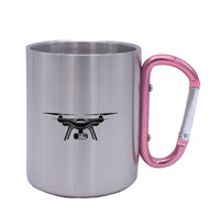 Thumbnail for Drone Silhouette Designed Stainless Steel Outdoors Mugs