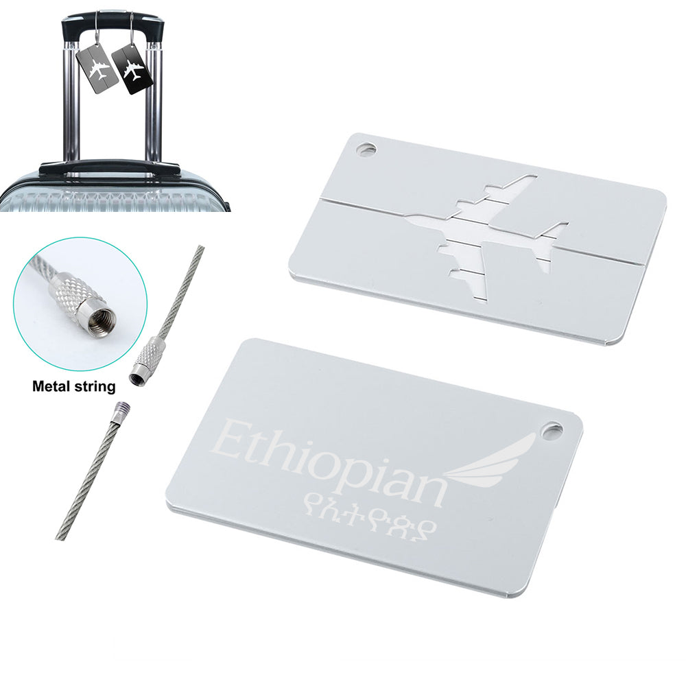 Ethiopian Airlines Designed Aluminum Luggage Tags