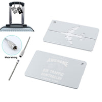Thumbnail for Air Traffic Controller Designed Aluminum Luggage Tags
