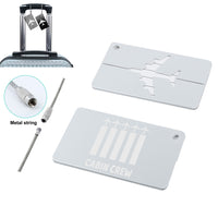 Thumbnail for Colourful Cabin Crew Designed Aluminum Luggage Tags