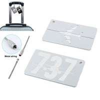 Thumbnail for Boeing 737 Designed Designed Aluminum Luggage Tags