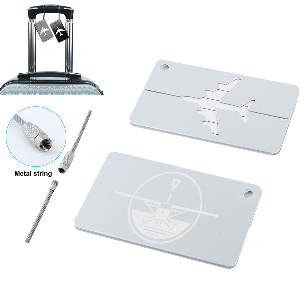 Cessna & Gyro Designed Aluminum Luggage Tags