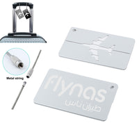 Thumbnail for Flynas Airlines Designed Aluminum Luggage Tags