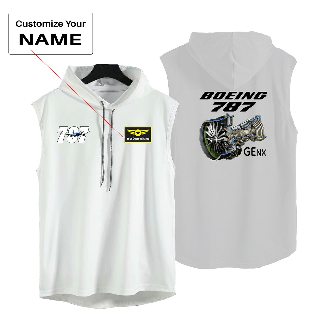 Boeing 787 & GENX Engine Designed Hooded Tank Tops