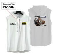 Thumbnail for Airbus A320 & V2500 Engine Designed Hooded Tank Tops