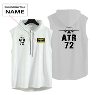 Thumbnail for ATR-72 & Plane Designed Hooded Tank Tops