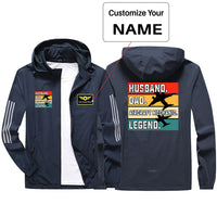 Thumbnail for Husband & Dad & Aircraft Mechanic & Legend Sport & Running Jackets