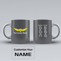 Thumbnail for Aviation DNA Designed Ceramic White Mugs