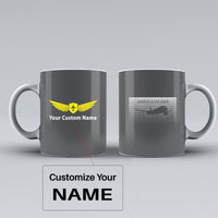 Thumbnail for Airbus A350XWB & Dots Designed Ceramic White Mugs