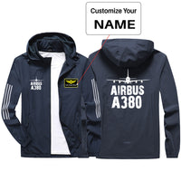 Thumbnail for Airbus A380 & Plane Sport & Running Jackets