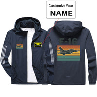 Thumbnail for Retro Fighter Jet F16 Design Sport & Running Jackets