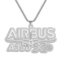 Thumbnail for Amazing Airbus A350 XWB Designed Hollow Necklace