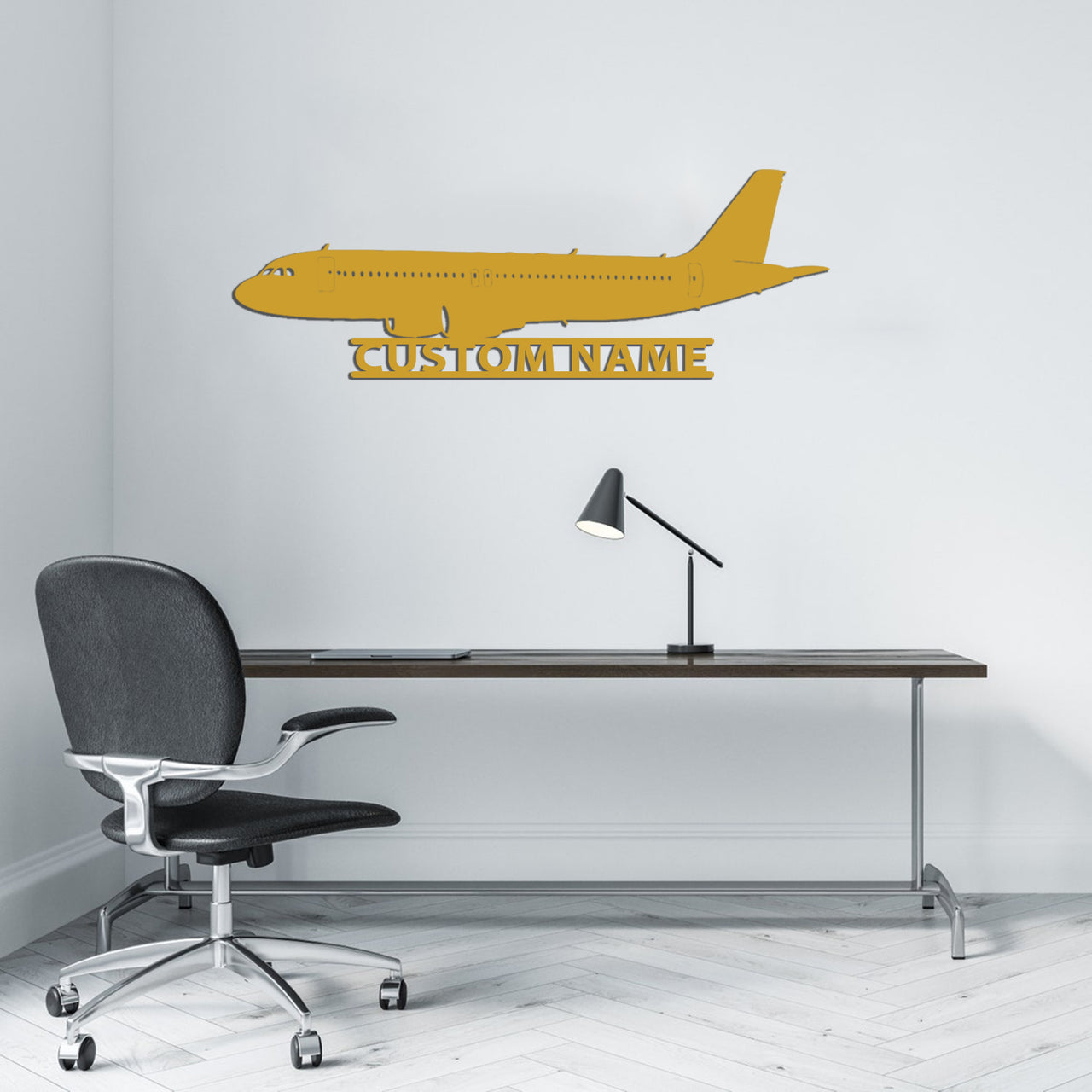Cruising Airbus A320 Designed Wall Stickers Designed Wall Metal Signs