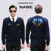 Thumbnail for Supermen of The Skies (Sunrise) Designed Wool Pilot Sweaters