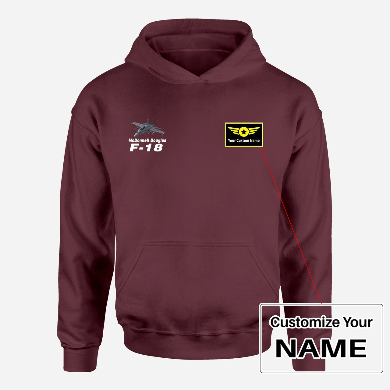 The McDonnell Douglas F18 Designed Hoodies