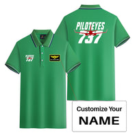 Thumbnail for Amazing Piloteyes737 Designed Stylish Polo T-Shirts (Double-Side)