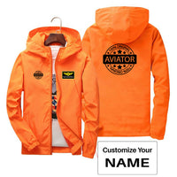 Thumbnail for %100 Original Aviator Designed Thin Windbreaker Jackets
