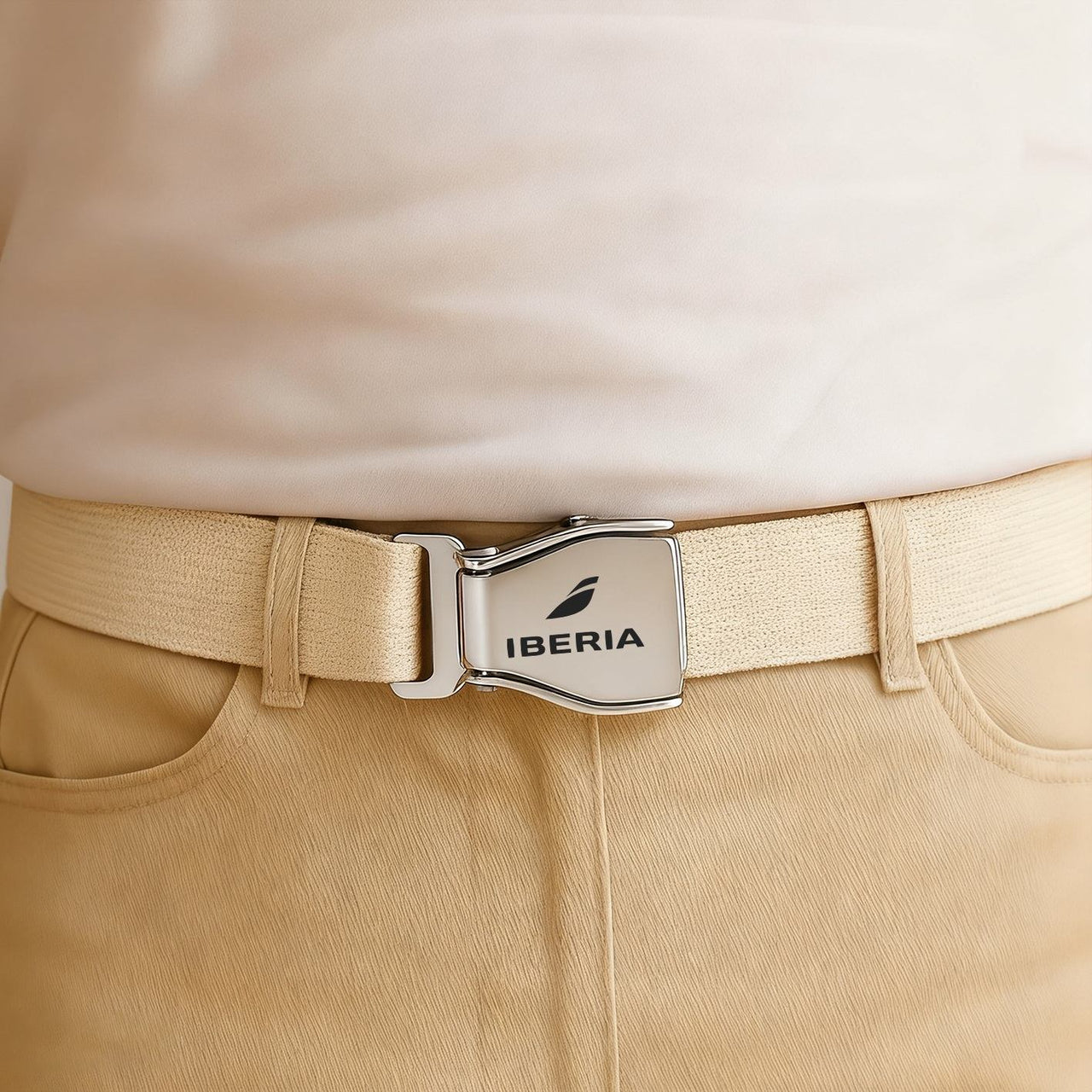 Iberia Airlines Designed Fashion Airplane Seat Belts