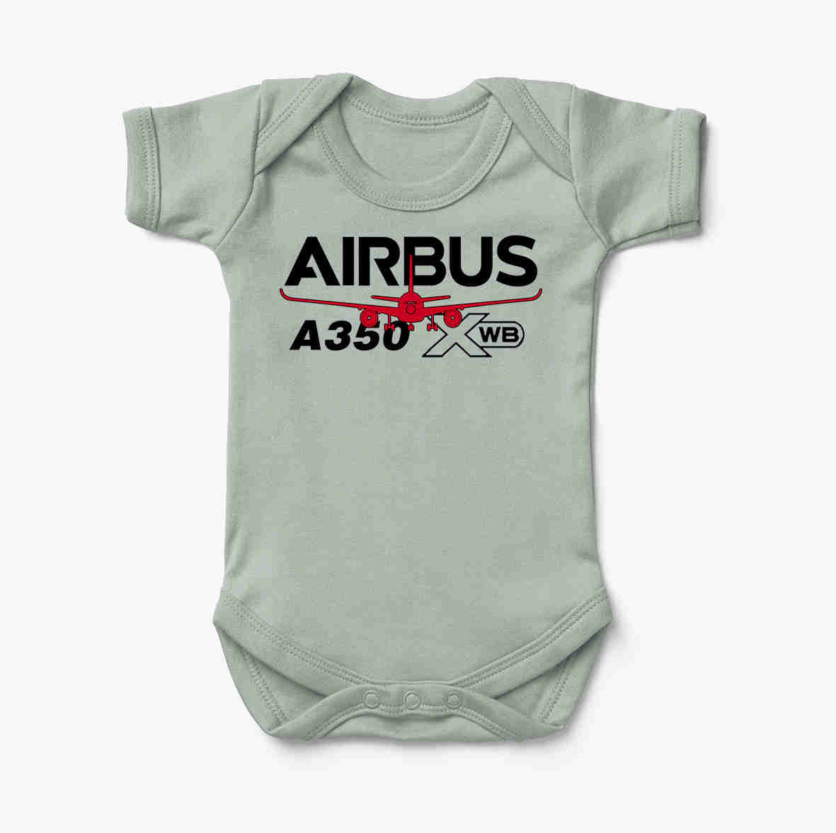 Amazing Airbus A350 XWB Designed Baby Bodysuits