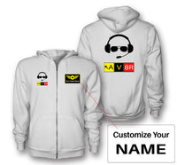 Thumbnail for AV8R 2 Designed Zipped Hoodies