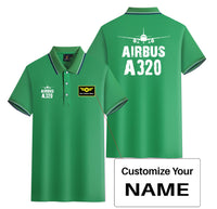 Thumbnail for Airbus A320 & Plane Designed Stylish Polo T-Shirts (Double-Side)