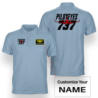 Thumbnail for Amazing Piloteyes737 Designed Double Side Polo T-Shirts