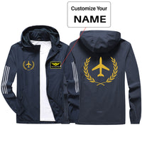 Thumbnail for Leaf & Airplane Design Sport & Running Jackets