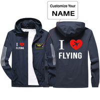 Thumbnail for I Love Flying Sport & Running Jackets