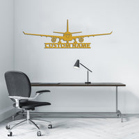 Thumbnail for Airbus A330 Silhouette Designed Wall Metal Signs