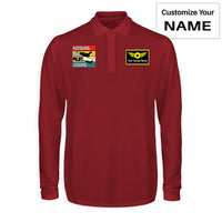 Thumbnail for Husband & Dad & Pilot & Legend Designed Long Sleeve Polo T-Shirts