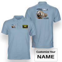 Thumbnail for Airbus A320 & V2500 Engine Designed Double Side Polo T-Shirts