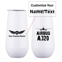 Thumbnail for Airbus A320 & Plane Designed 6oz Egg Cups